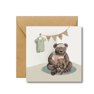 Kartka dla mamy z okazji narodzin dziecka. Czas na docenienie mamy w tym pięknym czasie. Kiedy wszyscy skupiają się na maluszku, fajnie jest pamiętać o mamie.