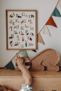Dekoracje edukacyjne do pokoju dziecka – plakaty z literami i cyframi